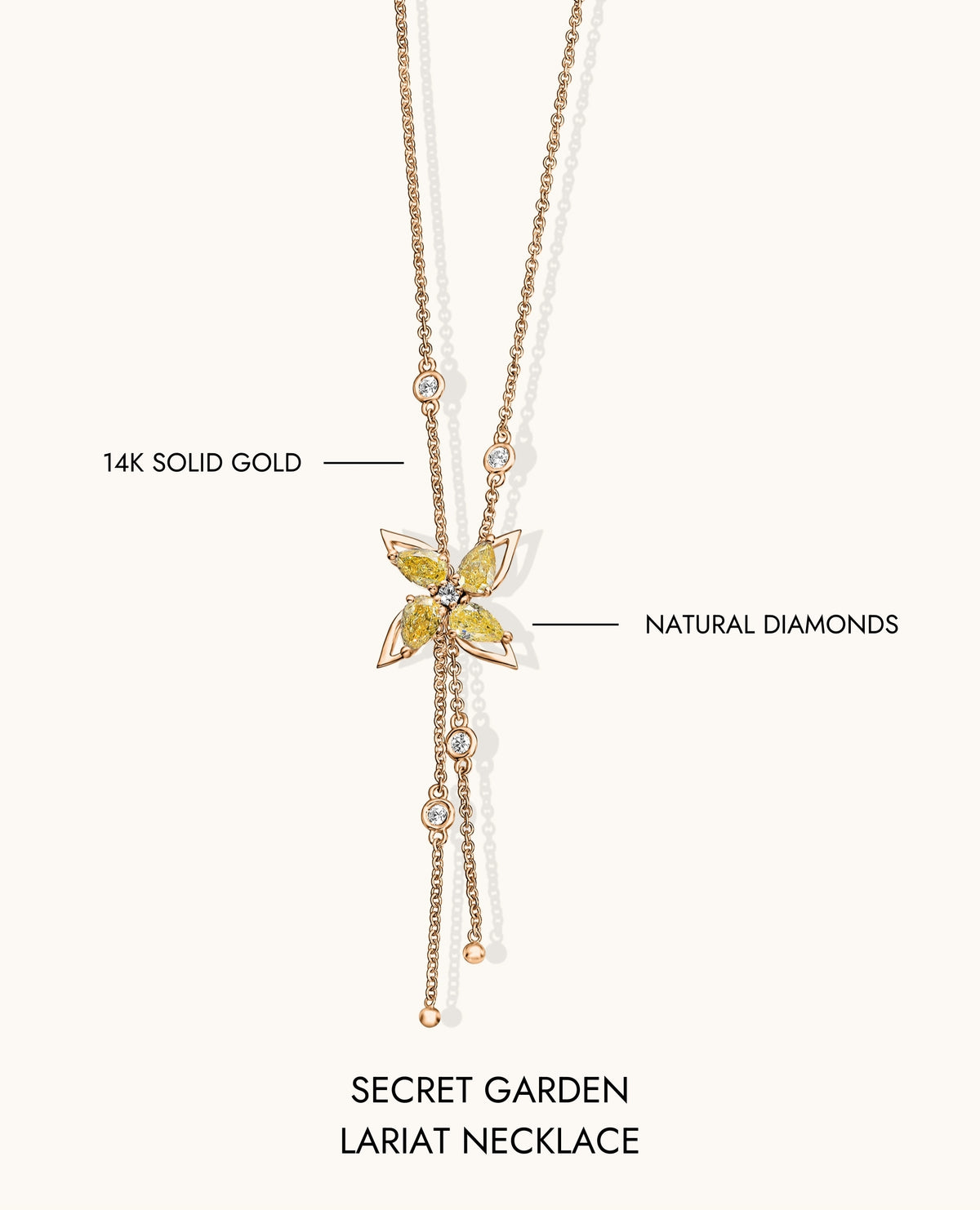 Secret Garden Lariat Necklace