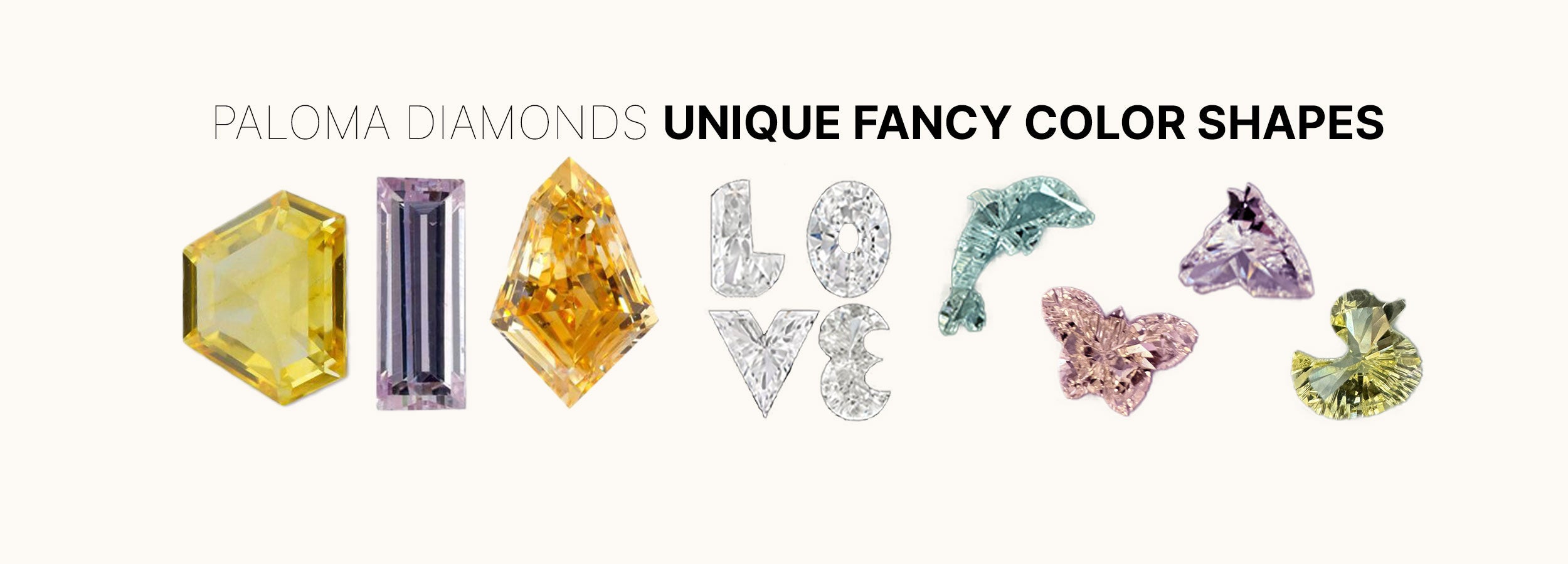 Paloma's Unique Shapes In Fancy Color Diamonds