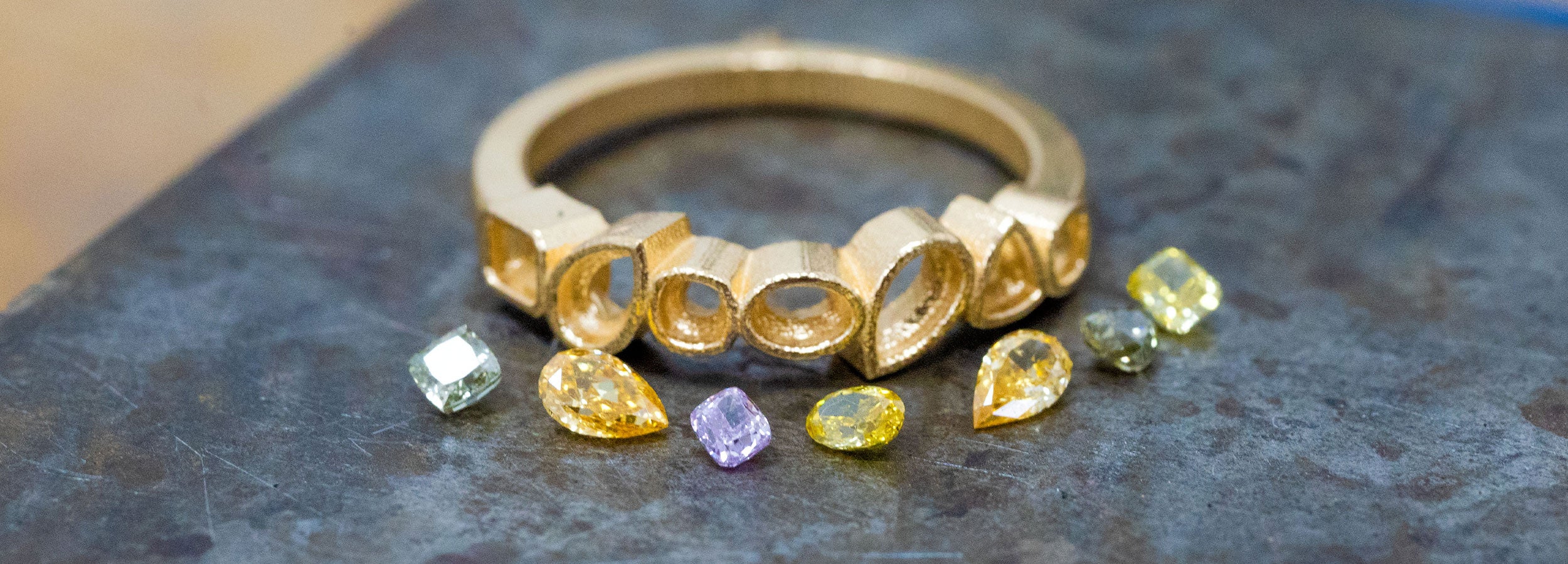 Behind the Scenes: Crafting the Blossom Multicolor Bezel Ring at Paloma Diamonds