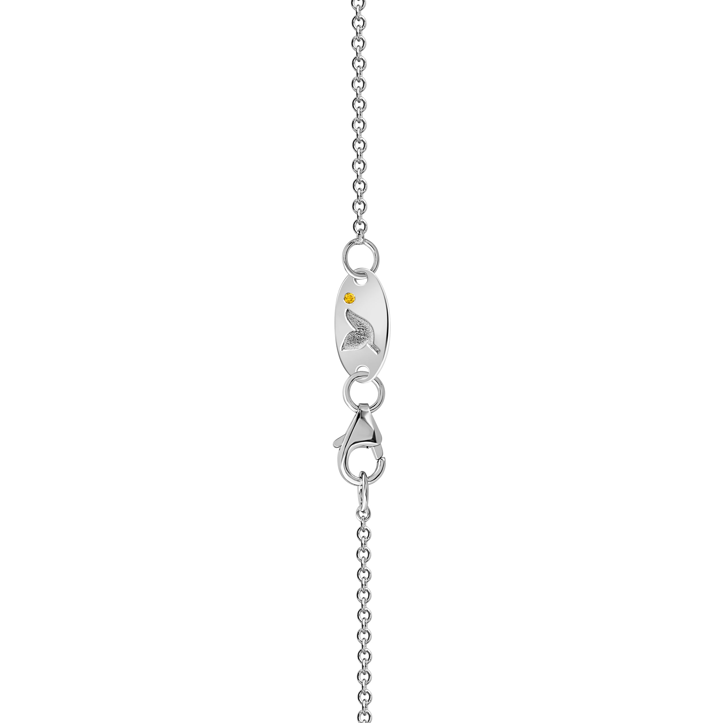 Paloma Heart Diamond by the Yard Pendant Necklace