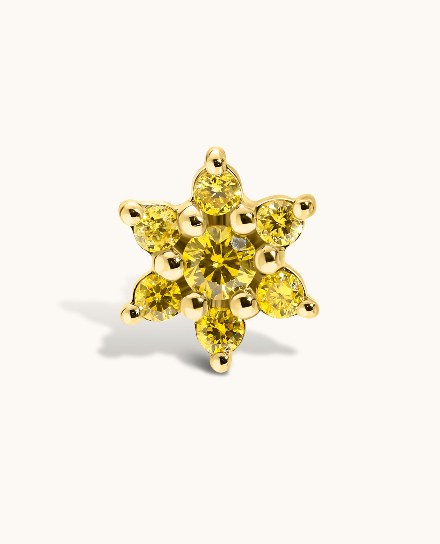 Yellow Diamond Star Helix