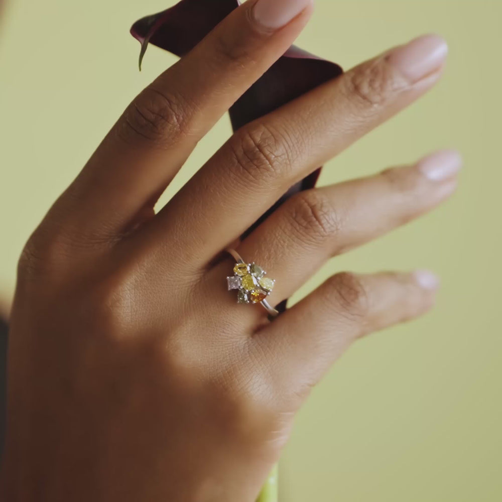 blossom statement ring